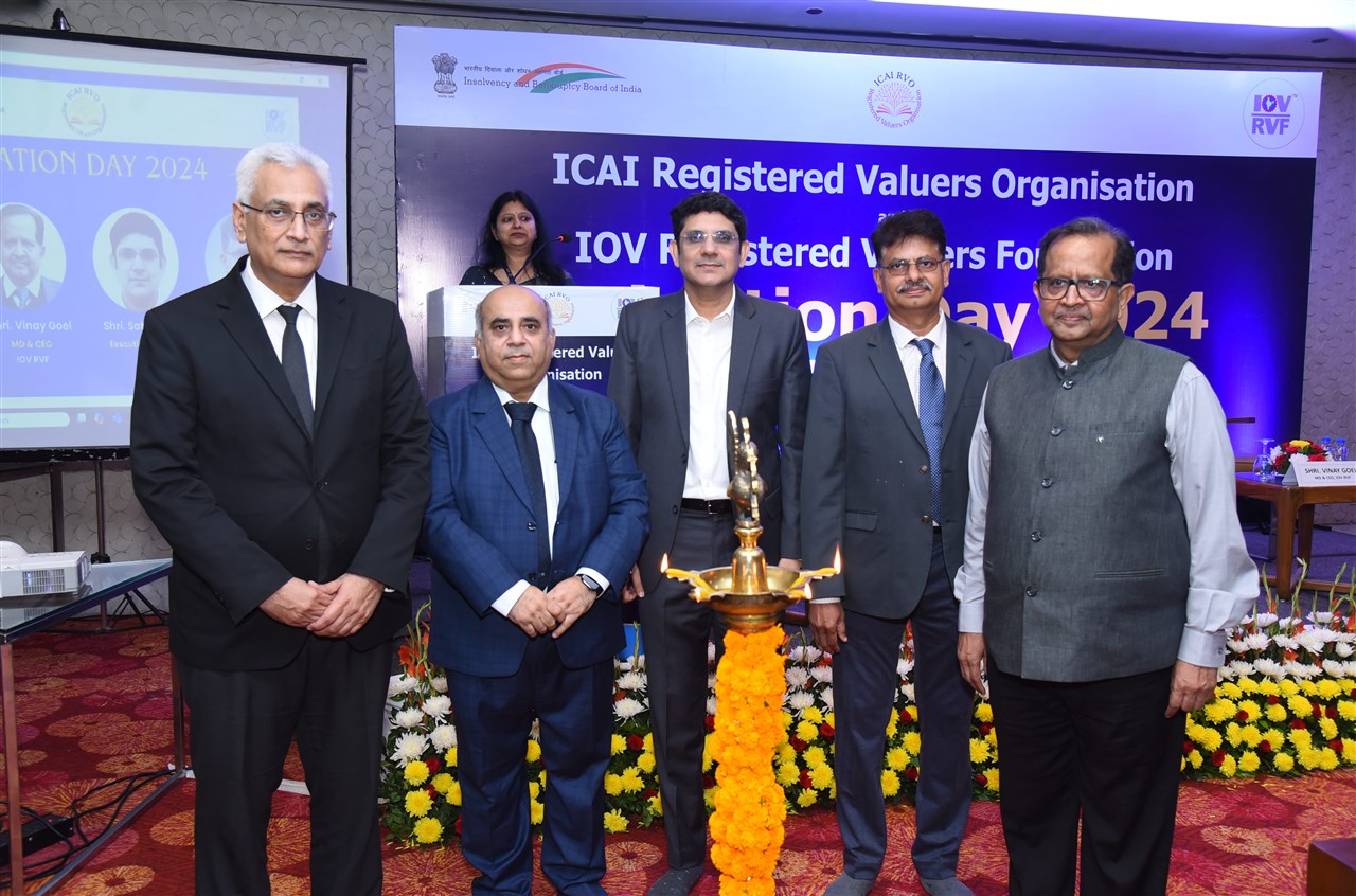 ICAI RVO along with IOV RVF in association with IBBI organised the “Valuation Day” Program on 18th October 2024 at The Park Hotel, New Delhi